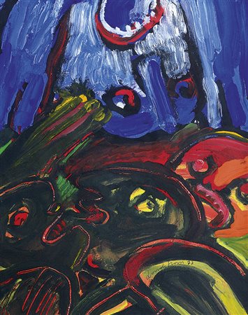 LINDSTROM BENGT Stoccolma 1925 - Njurunda 30/01/2008Jeux barbares,...