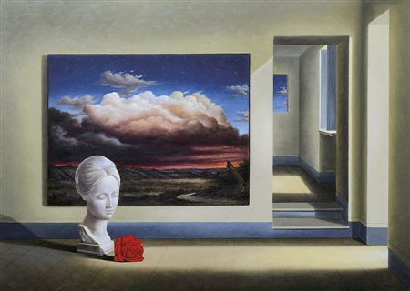 NUNZIANTE ANTONIO Napoli 1956Con te fra le nuvole, 2001-2002olio su tela cm...