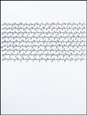 RAPETTI ALFREDO Milano 1961Scrittura, 2009acrilici su tela cm. 80x60x3,5;...