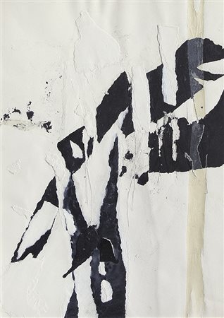 CINTOLI CLAUDIO 1935 - 1978Senza titolo, 1958collage su carta cm 50x35,...
