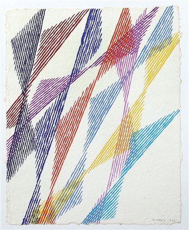 DORAZIO PIERO Roma 28/06/1927 - Todi 17/05/2005Senza titolo, 1989tempera su...