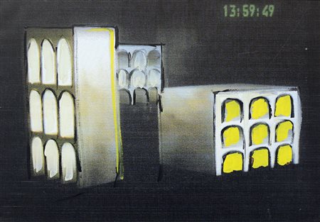 SCHIFANO MARIO Homs (Libia) 1934 - Roma 26/01/1998Senza titolo,...