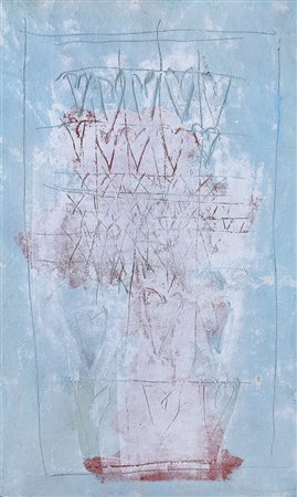 CELIBERTI GIORGIO Udine 19/11/1929Calendario di cuoriaffresco su tavola cm...