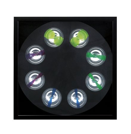 COSTALONGA FRANCO Venezia 1933Oggetto cromocinetico, 1975assemblaggio di...