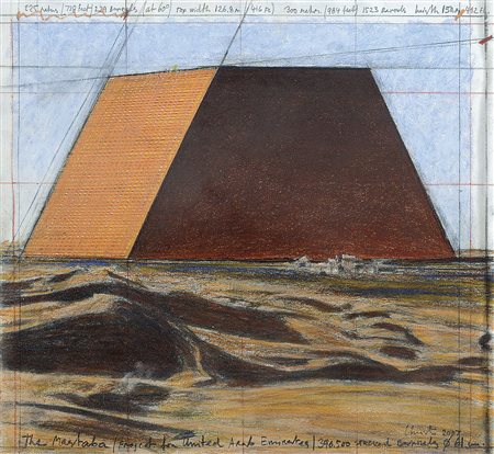CHRISTO Gabrovo (Bulgaria) 13/06/1935The Mastaba (project for United Arab...