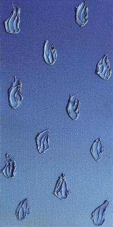 TORNQUIST JORRIT Graz (Austria) 1938Saxit, 1983acrilici su tela cm 80x40,...