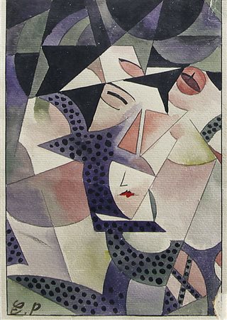 ROYAK MOISEEVICH EFIM 1906 - 1967Composizione, anni '20tecnica mista su...