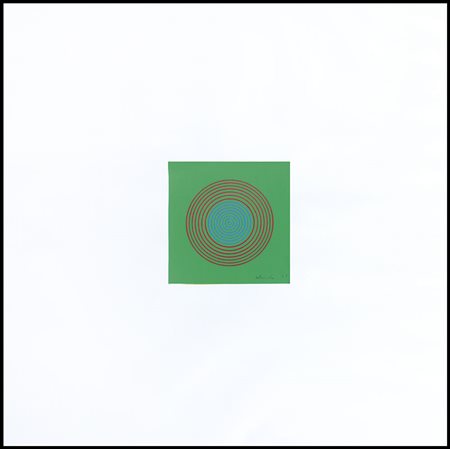 LANDI EDOARDO Modena 1937Senza titolo, 1960tecnica mista cm 12x12 su...