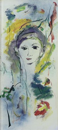 TRECCANI ERNESTO Milano 26/08/1920 - Milano 27/11/2009Figuraolio su tela cm...