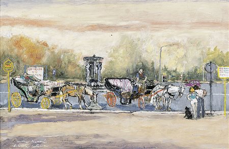 PIACESI WALTER Ascoli Piceno 18/09/1929Estate a Cattolicaolio su tavola cm...