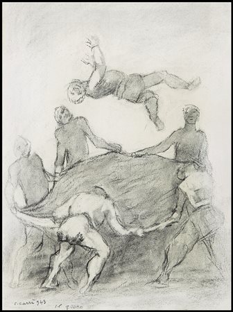 CARRA' CARLO Quargnento (AL) 11/02/1881 - Milano 13/04/1966Il gioco,...