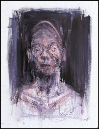 PAPETTI ALESSANDRO Milano 12/03/1958Studio per figura nel vento, 2010olio su...