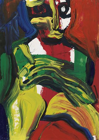 LINDSTROM BENGT Stoccolma 1925 - Njurunda 30/01/2008La musa, (1982)acrilico...