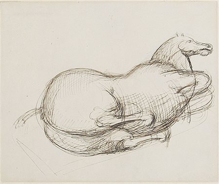 MARINI MARINO Pistoia 27/02/1901 - Viareggio (LU) 06/08/1980Cavallochina su...