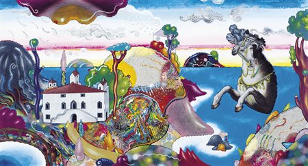 ALINARI LUCA Firenze 27/10/1943Senza titoloolio e tecnica mista su tela...