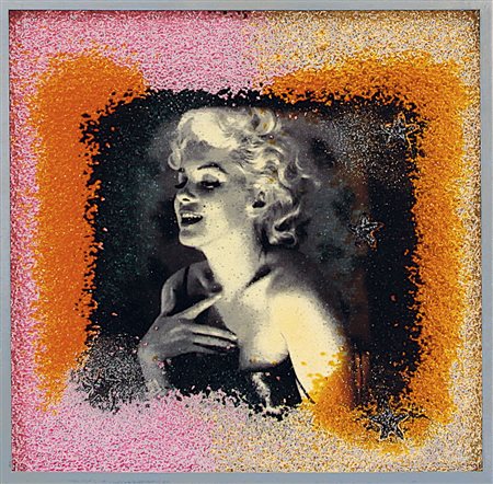 RONDA OMAR Portula (BI) 11/09/1947Marilyn frozen, 2011plastic + foto cm...
