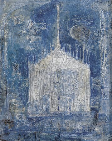 ROGNONI FRANCO Milano 20/09/1913 - Milano 11/03/1999Il Duomoolio su cartone...