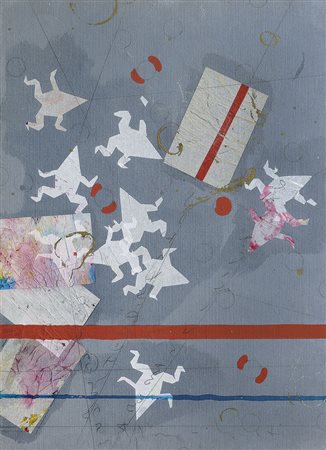 BOETTI ALIGHIERO Torino 1940 - Roma 24/04/1994Molte dimensioni, 1990tecnica...