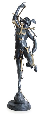 ARMAN FERNANDEZ Nizza 1928 - New York 22/10/2005Hermes con chiavi inglesi,...