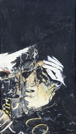 CANOGAR RAFAEL Toledo 1935La herida, 1964olio su tela cm 135x78, firma e anno...