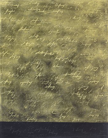 RAPETTI ALFREDO Milano 1961Oro/luce, 2008acrilici su tela cm 90x70x3, firma,...