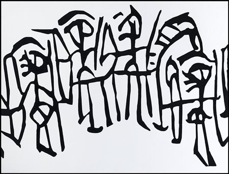 FERMARIELLO SERGIO Napoli 29/04/1961Senza titolo, 2014cartoncino bianco...