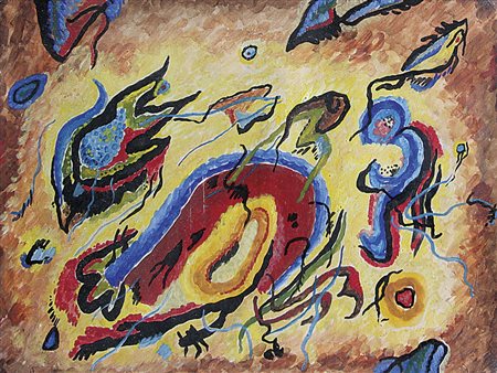 BOBROV VASILI DMITRIEVICH 1899 - 1970Astrazione, 1917tempera su carta...