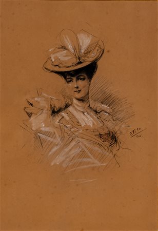 Ritratto di donna con cappello
