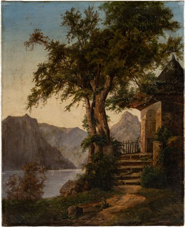 Paesaggio con albero