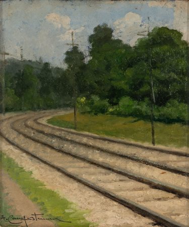 Paesaggio con ferrovia