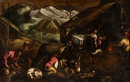 Scena di vita campestre