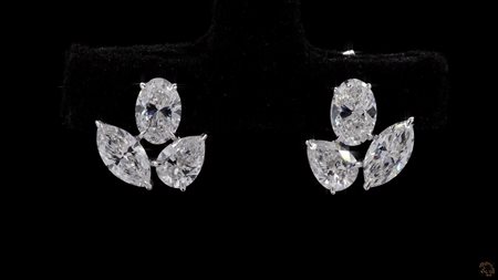 ORECCHINI DIAMANTI PER 1.84 CT IN ORO BIANCO 14K - VDB-GD-LGJ-6570ED12EC
