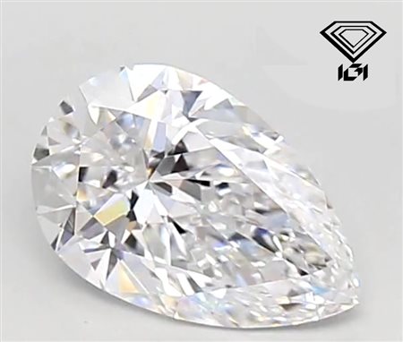DIAMANTE NATURALE - PERA - 0.30 CT F VVS1 - I.G.I.