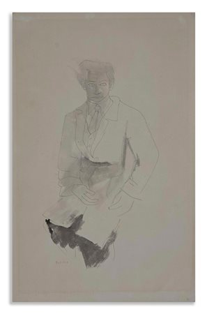 MARINI MARINO (1901 - 1980) - RITRATTO MASCHILE A FIGURA INTERA.