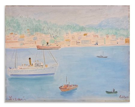 LILLONI UMBERTO (1898 - 1980) - MARINA A LEVANTE.