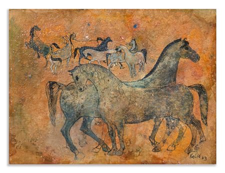 KHALED RAHHAL (1926 - 1987) - SENZA TITOLO .