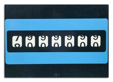BOETTI ALIGHIERO (1940 - 1994) - CONTATORE (DA 8 A ∞).