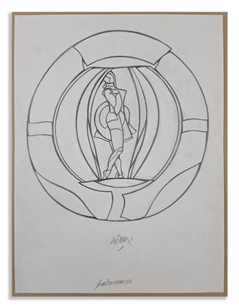 ADAMI VALERIO (n. 1935) - PALCOSCENICO (ANNI '90).