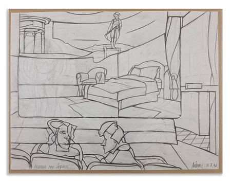 ADAMI VALERIO (n. 1935) - CINEMA CON FIGURE.
