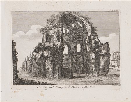 PIRANESI GIOVANNI BATTISTA, Rovine del Tempio di Minerva Medica