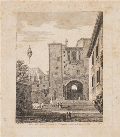 LUIGI ROSSINI, Il palazzo della Regina Giovanna