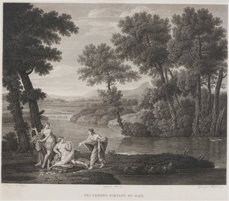 CHRISTIAN HALDENVANG, Des femmes sortant du bain