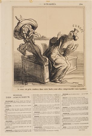 HONRE' DAUMIER, Ti prego, torna nella tua scatola