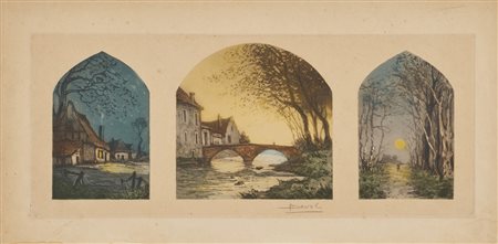 LUCIEN DASSELBORNE (DAVRIL LOUIS), Trittico