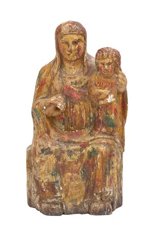 MADONNA IN TRONO CON GESU' BAMBINO
