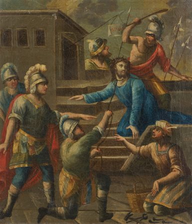 AMBITO ITALIANO, Gesù deriso e percosso dai soldati romani