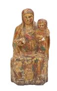 MADONNA IN TRONO CON GESU' BAMBINO