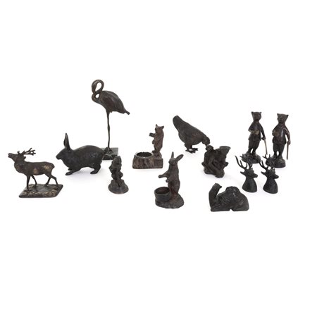 Lotto di tredici animali, Austria, inizio del XX secolo