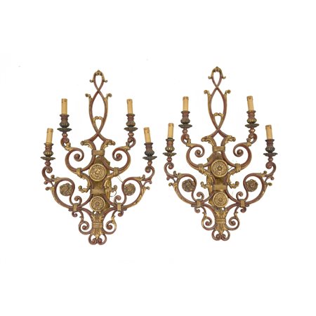 Coppia di appliques, XX secolo
