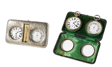 EDWARD&SONS GLASGOW Piccola stazione barometrica composta da: un orologio con...